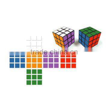 New design cartoon and educational puzzle magic cube ,hot product design for children to develop intelligence