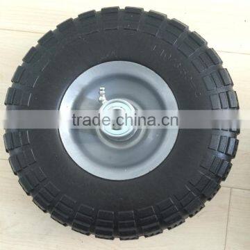Steel Hub Small PU Wheel 4.10 350-4 Tyre photo-5