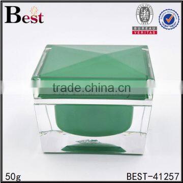 10g Cute Pink Color Mini Jar Round Shape Plastic Acrylic Mini Jar for Skin Care Products photo-6