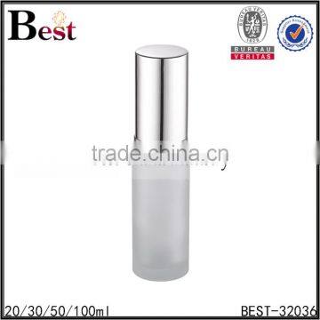 Frosted Glass 30ml Bottle Labels Cosmetic Lotion Pump 30ml Bottle Labels Wholesale photo-3