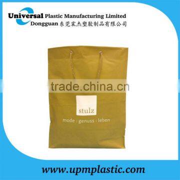 Biodegradable rope handle plastic bag for shopping