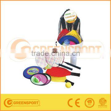 Fun outdoor racket sports children games