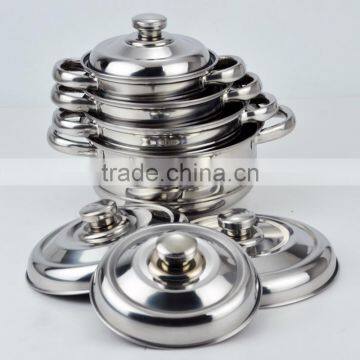 Stainless Steel Sauce Pot Hot Stock Pot Set For Sale photo-6