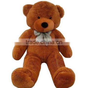 NET Giant Big Cute Deep Brown Plush Teddy Bear Huge Soft 100% Cotton Toy