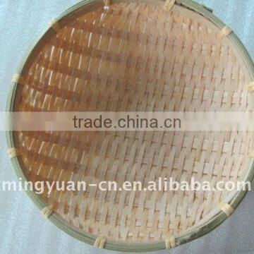 Round high class home weaving bamboo basket