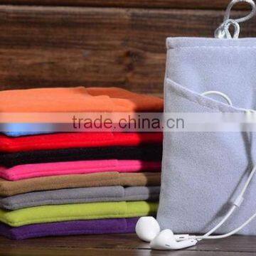 2017 High Quality Velvet Mobile Phone Pocket/phone Bag for Wholesale photo-6