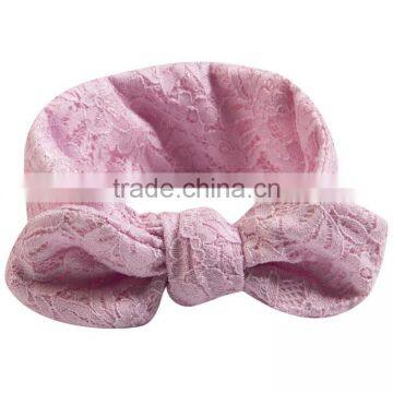 Turban Lace Baby Headband Braided Knot Lace Elastic Headbands From China Manufactory photo-4
