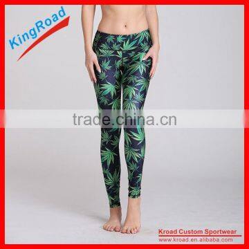 New design Wholesale fitness Yoga Pants camouflage custom Compression Pant