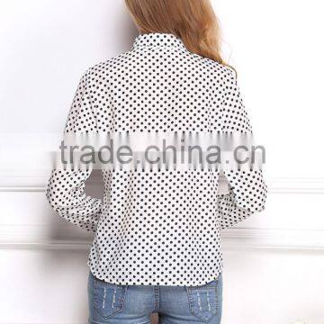 Newest Best Summer Temperamen Fashion Shirt Ladies Blouse Latest Shirt Designs for Women Office photo-4