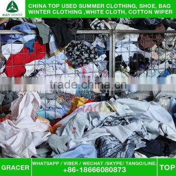 Stock Export Small Bales Short Sleeve Men T-Shirt Used Clothes for Sale photo-4