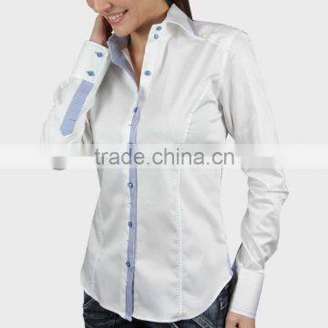Slim fit and fashionable formal shirt for ladies