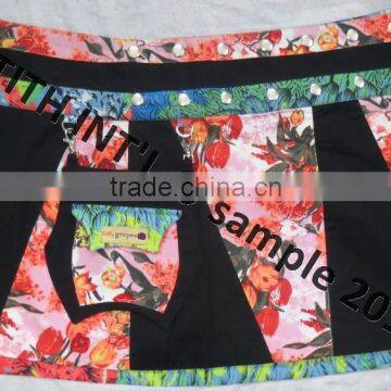 Cotton Printed Mini Skirt With Pocket photo-4