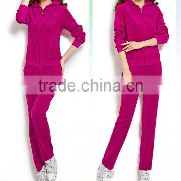Oem Cheap Customized Women's Slim Fit Tracksuit Running Suit for Women photo-2