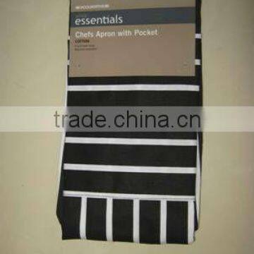 Cotton velour jacquard kitchen apron