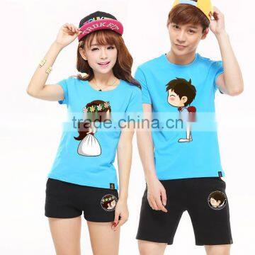 Casual wear love couple t-shirt design