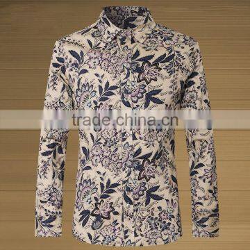 Manufactures dress shirt for men fancy printed shirts for men