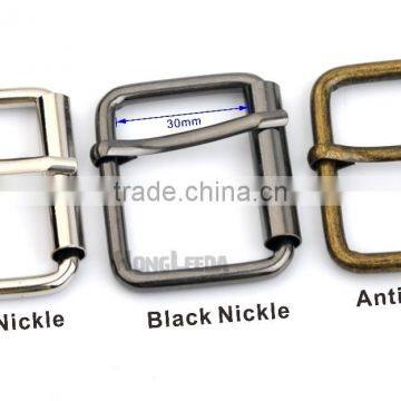 40mm 1.5inch big metal iron pin buckle movable tube bagpack belt buckle silver, black, bronze BK-070