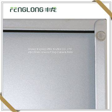 Wide White 1 Door Iron Locker With Hanging Rod photo-5