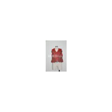 Faux fur vest, fake fur vest, artificial fur vest AR1199