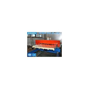 Color Steel Trapezoidal Roof Panel Roll Forming Machine with 16 - 24 Stations