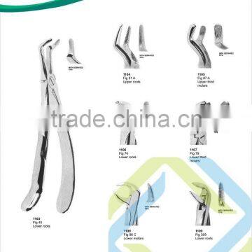 2 Extracting Forceps With Anatomically Shaped Handle