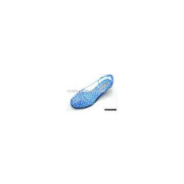 pvc slipper, pvc sandal, jelly sandal, clear sandal, crystal sandal,