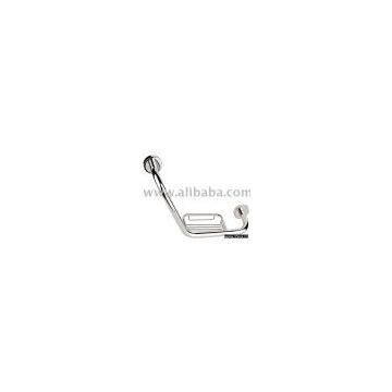Hotel Type bath rack with Grab Bar