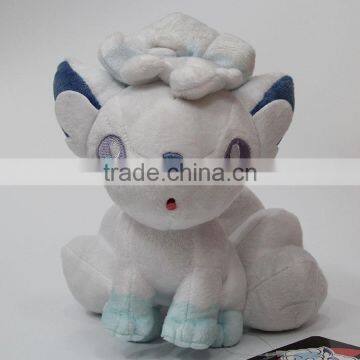High quality Japan Cartoon Pokemon Vulpix Cute Doll Anime Soft Plush Toys 20cm