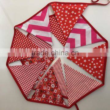 2017 Wholesale Banner Fabric Bunting Kid's Birthday Party Decoration Supplies Garland Home Decoration Flags photo-5