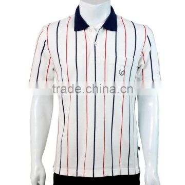 men's vertical striped racing famous brands of polo shirts