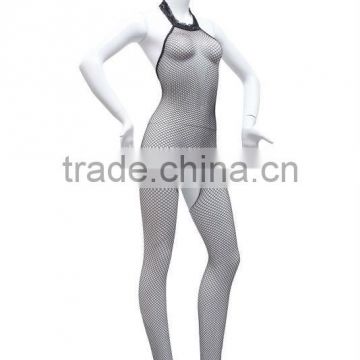 Summer New Fashion Korean Style Wholesale Sexy Elegant Set neck Lace Woman Body Stocking