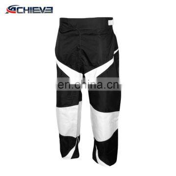 custom sublimation black hockey pants shell