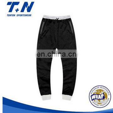 custom print joggers men drop crotch trousers