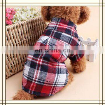 Pet Fashion Plaid Pet Dog Clothes Shirt photo-3