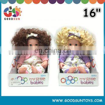 Wholesale Dolls Blonde Hair Little Pretty Girl Doll