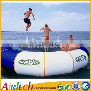 Funny inflatable water trampoline games for new design