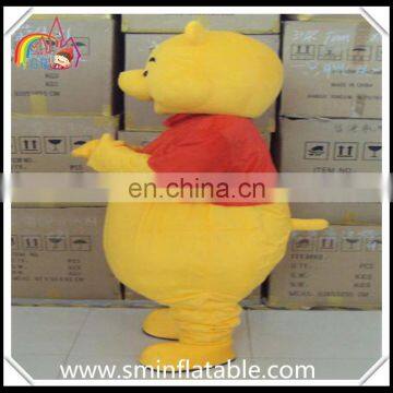 Popular Design Winnie Bear Mascot Costume, Fur Cartoon Costume photo-3