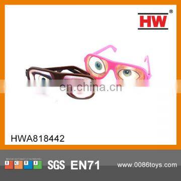 Funny plastic kids toy glasses plastic toy glasses