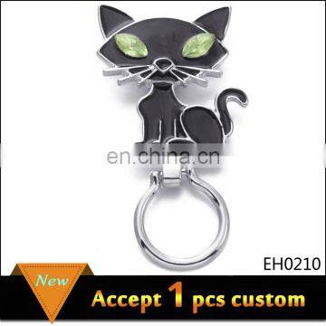 Alibaba Wholesale Animal Eyeglass Holders Black Enamel Animal Eyeglass Holders