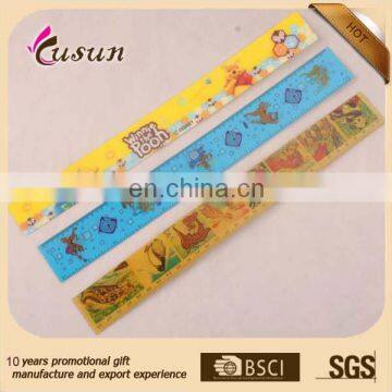 30cm plastic scale custom plastic advertising ruler