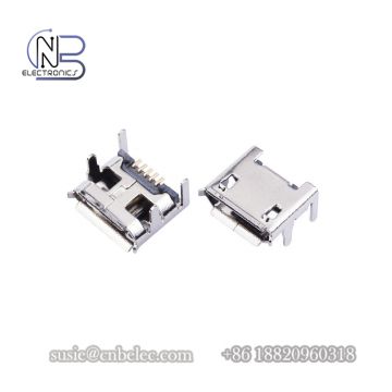 DIP 5 pins micro usb solder type B female 2.0 USB Connectors for digital products