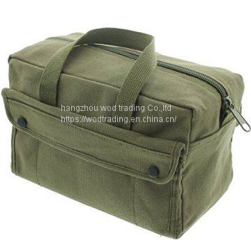 Heavy tudy canvas tool bag military field carry bag