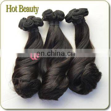 Popular Hairstyle Magical Curl Funimi Aunty Wave Brazilian Hair 8 Inch Hair Weaving Remy Extension