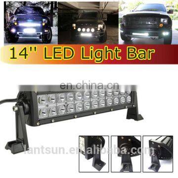 CE 72W Aluminum Alloy single row 24PC X 3W leds RoHS led lightbar