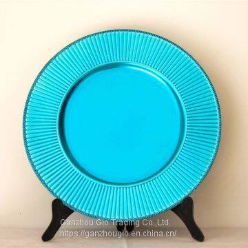 Plastic Charger Plate,christmas Decoration Plate Charger Plate Made in China YF-60056 photo-5
