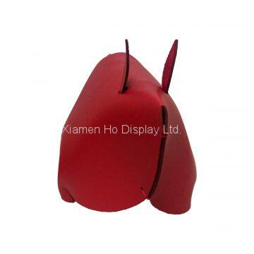 Ho Display Commercial Event Props Decorative Artificial Leather Red Piggy Display