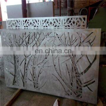 Make your own Garden Design laser cutting metal partition screen