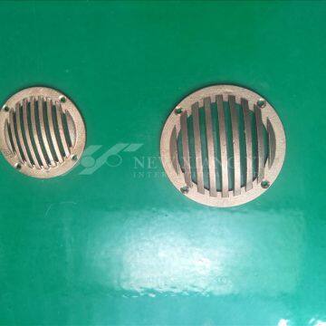 High Quality Bronze Round and Oval Grated Strainer for Boats and Yachts. photo-5