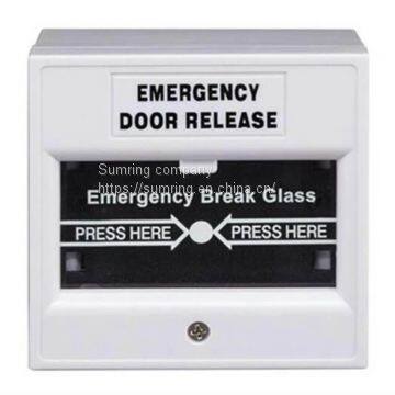 Fire Alarm Button Fire Alarm Glass Break Switch for Normally Closed Evacuation Door Control Alarm System photo-2