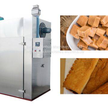 Microwave puffing of dried bean curd